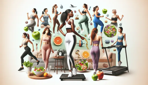 img of fastest way to lose weight for woman at home